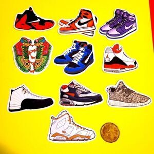 3/$20 brand new 10pcs waterproof funny stickers